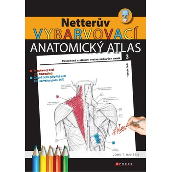 Netterův vybarvovací anatomický atlas - John T. Hansen