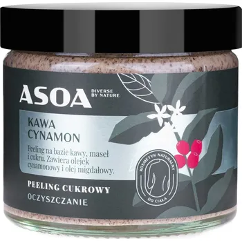 Tělový peeling Asoa tělový peeling káva a skořice, 250 ml
