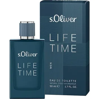 Pánský parfém s.Oliver Pánské vůně Life Time Men Eau de Toilette Spray 50 ml (16 600,00 Kč / 1 l)