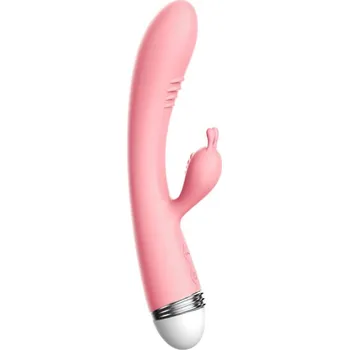 Vibrátor LOLO luxusní vibrátor se stimulátorem růžový
