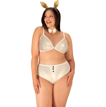 Dámské erotické prádlo Sexy kostým Neo Goldes 2XL/3XL - Obsessive zlatá 2XL/3XL