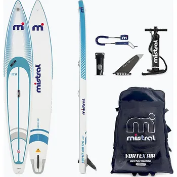 Paddleboard SUP deska Mistral Vortex Air 12'6" x 26" blue/white
