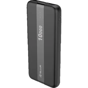 Powerbanka Tellur PBC103 10000mAh Powerbank, 2xUSB+Type-C+MicroUSB, černá