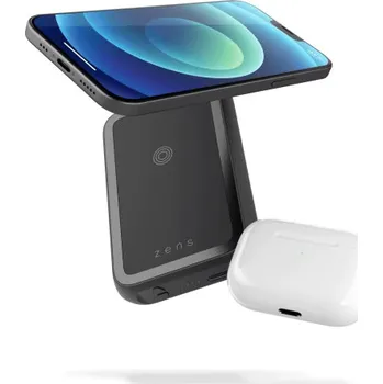Powerbanka Zens Magnetická oboustranná powerbanka 4000 mAh se stojánkem