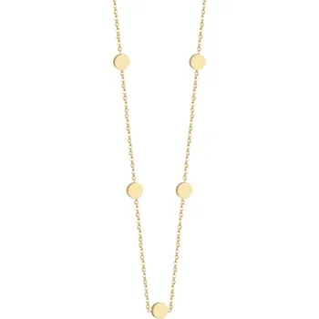 Náhrdelník B-TOP Dámský náhrdelník z nerezové oceli Gold Choker