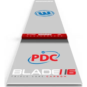 Příslušenství pro šipky Winmau Clearzone PVC Dart Mat with Integrated Oche šipkový koberec
