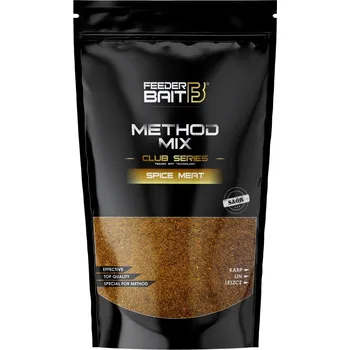 Návnadová surovina FeederBait Methodmix Club series Dynamic Spice Meat 800 g