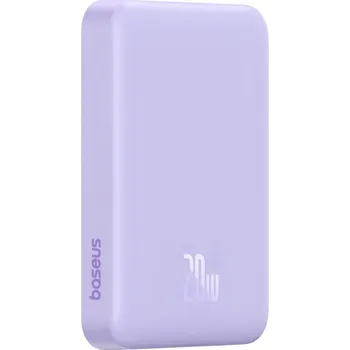 Powerbanka Baseus P10059001513-00 Lithium-polymerová (LiPo) powerbanka 10000 mAh Bezdrátové nabíjení Fialová