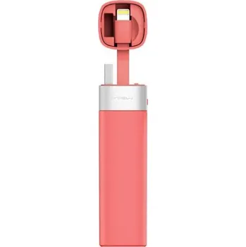Powerbanka Powerbanka MiPow Power Tube 3000mAh Lightning - růžová