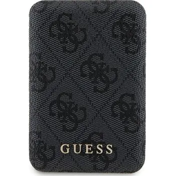 Powerbanka Guess 4G Leather Metal Logo MagSafe - indukční powerbanka 5000 mAh 15W Ma