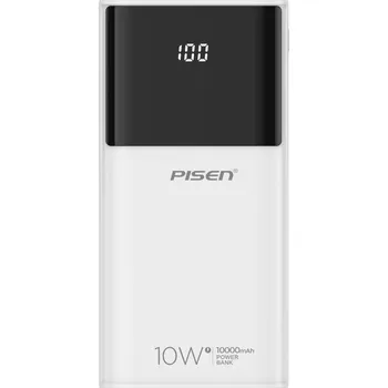 Powerbanka Powerbanka Pisen 10000 mAh bílá