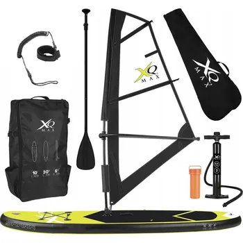 Paddleboard SET - SUP BOARD 150KG NAFUKOVACÍ SURF 305x76x15CM S PLACHTOU