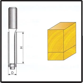 Stavtool tvarové frézy do dřeva 8x9x50mm